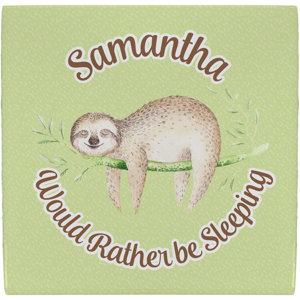 Custom Sloth Ceramic Tile Hot Pad (Personalized)