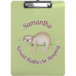 Sloth Clipboard (Personalized)