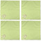 Sloth Cloth Napkins - Personalized Dinner (APPROVAL) Set of 4