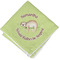 Sloth Cloth Napkins - Personalized Lunch (Folded Four Corners)
