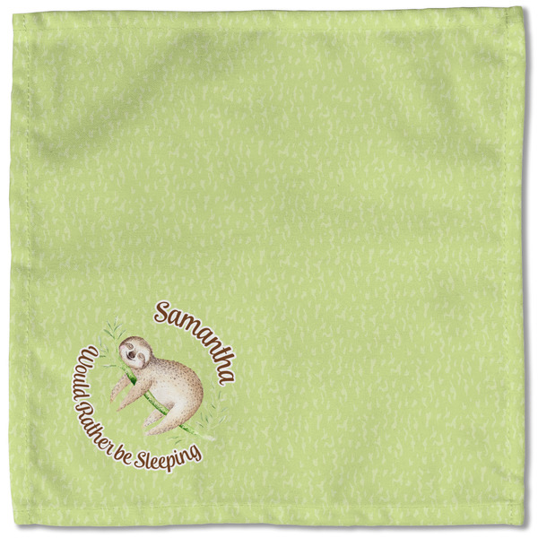 Sloth Cloth Napkins - Personalized Lunch (Single Full Open)