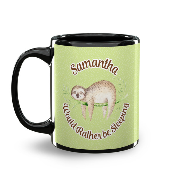 Sloth Coffee Mug - 11 oz - Black