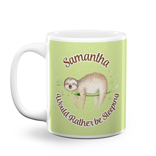Custom Sloth Coffee Mug (Personalized)