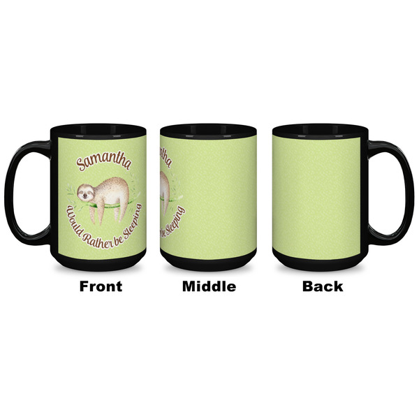 Sloth Coffee Mug - 15 oz - Black APPROVAL