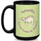 Sloth Coffee Mug - 15 oz - Black Full