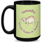 Sloth 15 Oz Coffee Mug - Black (Personalized)