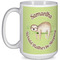 Sloth 15 Oz Coffee Mug - White (Personalized)