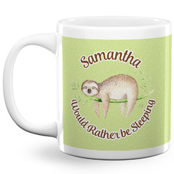 Sloth 20 Oz Coffee Mug - White (Personalized)
