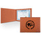Sloth Leatherette Certificate Holder - Front (Personalized)