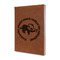Sloth Cognac Leatherette Journal - Main