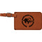 Sloth Leatherette Luggage Tag (Personalized)