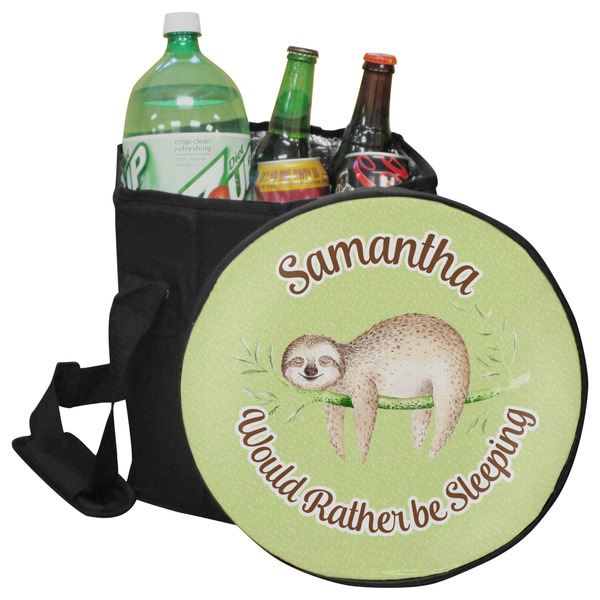 Custom Sloth Collapsible Cooler & Seat (Personalized)