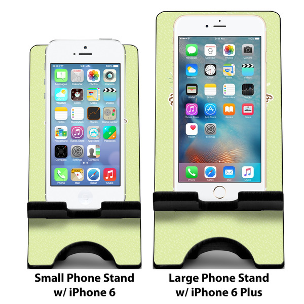 Sloth Compare Phone Stand Sizes - with iPhones