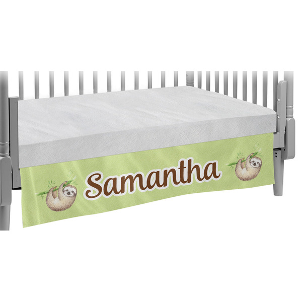 Custom Sloth Crib Skirt (Personalized)