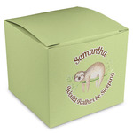 Sloth Cube Favor Gift Boxes (Personalized)