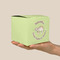 Sloth Cube Favor Gift Box - On Hand - Scale View