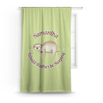 Sloth Curtain - 50"x84" Panel (Personalized)