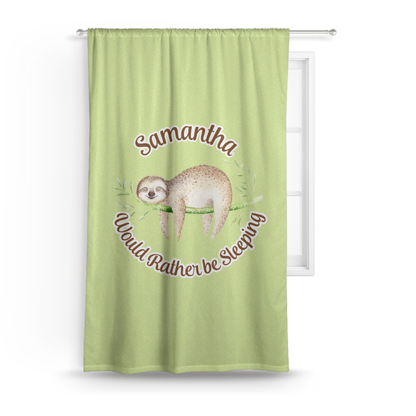 Custom Sloth Curtain (Personalized)