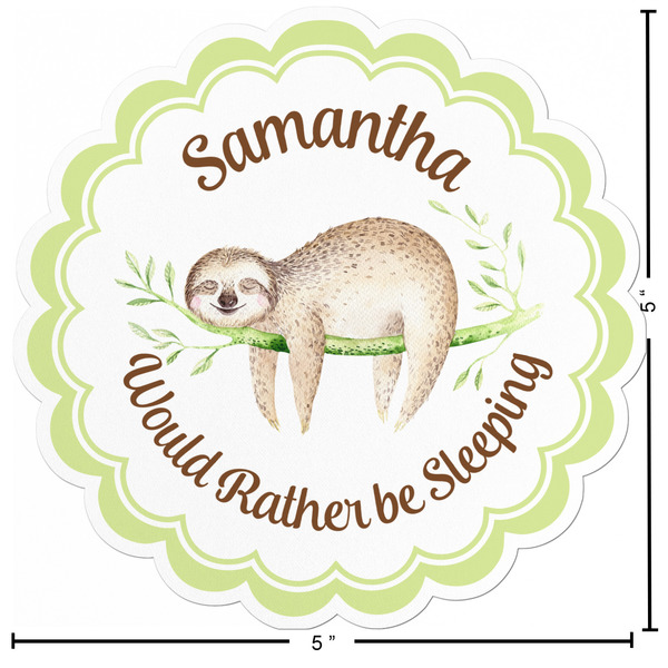 Sloth Custom Shape Iron On Patches - L - APPROVAL