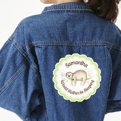 Sloth Large Custom Shape Patch - 2XL (Personalized)