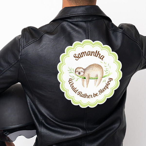 Sloth Custom Shape Iron On Patches - XXXL - APPROVAL