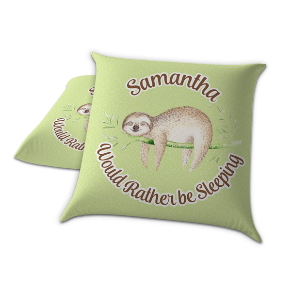 Sloth Decorative Pillow Case - TWO