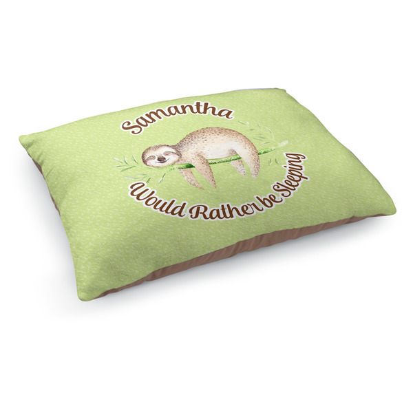 Custom Sloth Dog Bed - Medium w/ Name or Text