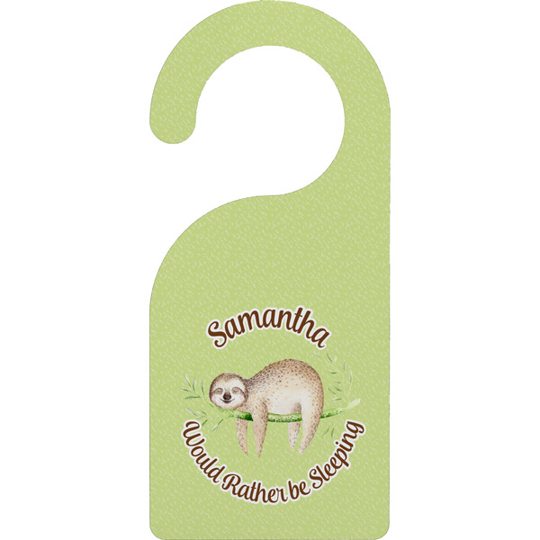 Custom Sloth Door Hanger (Personalized)
