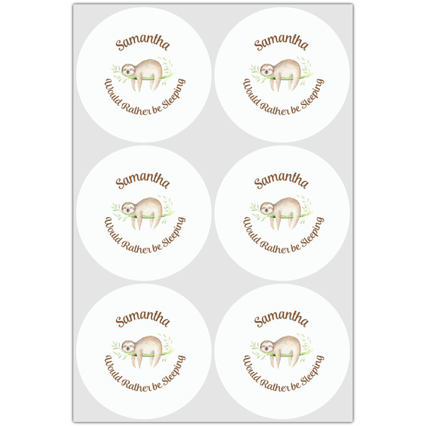 Sloth Drink Topper - XLarge - Set of 6