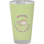 Sloth Pint Glass - Full Color (Personalized)