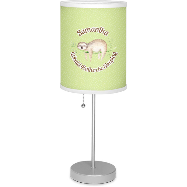 Custom Sloth Lamp with Drum Shade (Personalized)