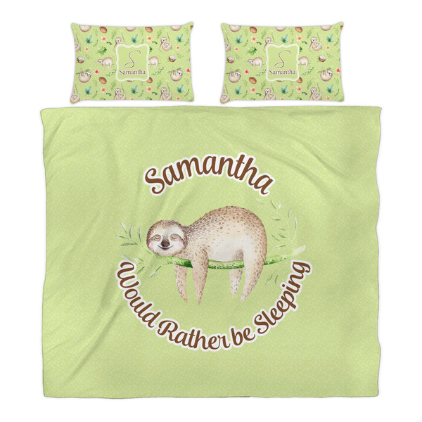 Sloth Duvet Cover Set - King - Alt Approval