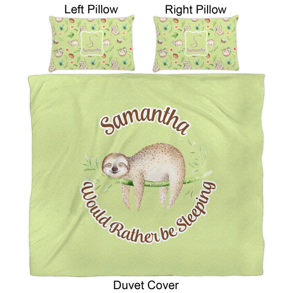 Sloth Duvet Cover Set - King - Approval