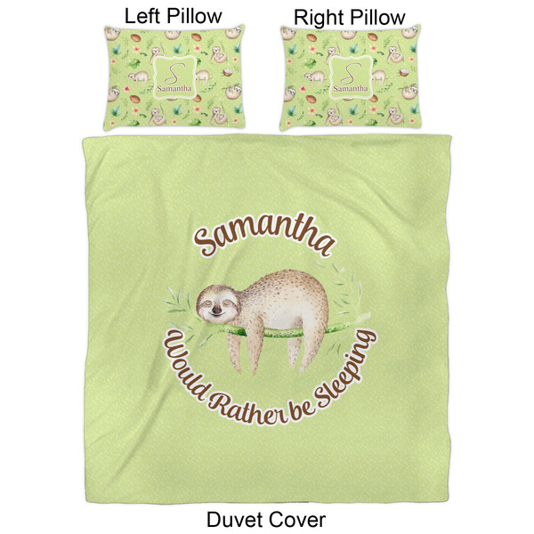 Sloth Duvet Cover Set - Queen - Approval