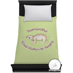 Sloth Duvet Cover - Twin XL (Personalized)