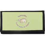 Sloth Canvas Checkbook Cover (Personalized)