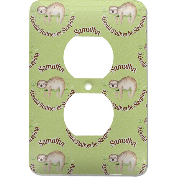 Custom Sloth Electric Outlet Plate (Personalized)