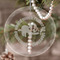 Sloth Engraved Glass Ornaments - Round-Main Parent