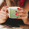 Sloth Espresso Cup - 6oz (Double Shot) LIFESTYLE (Woman hands cropped)