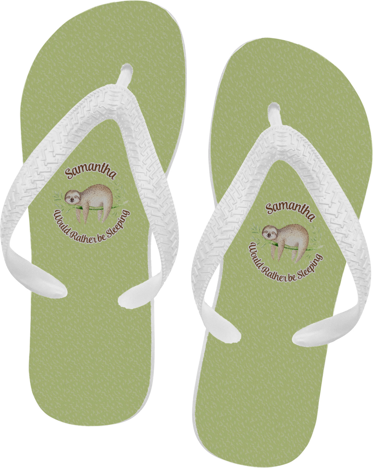 Sloth Flip Flops (Personalized 