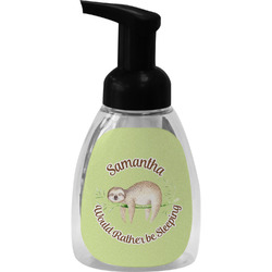 Sloth Foam Soap Bottle - Black (Personalized)