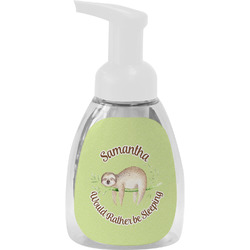 Sloth Foam Soap Bottle - White (Personalized)
