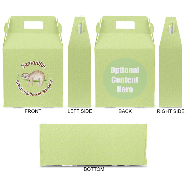 Sloth Gable Favor Box - Approval