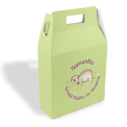 Sloth Gable Favor Box (Personalized)