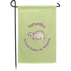 Sloth Garden Flag (Personalized)