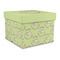 Sloth Gift Boxes with Lid - Canvas Wrapped - Large - Front/Main