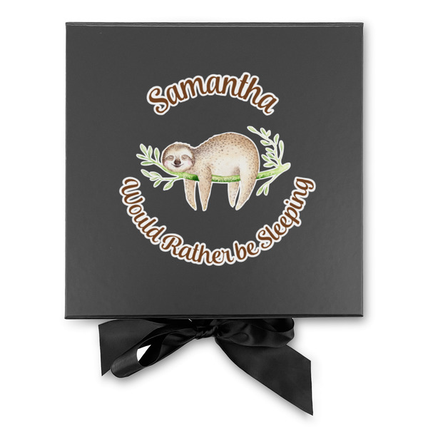 Sloth Gift Boxes with Magnetic Lid - Black - Approval