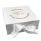 Sloth Gift Boxes with Magnetic Lid - White - Front