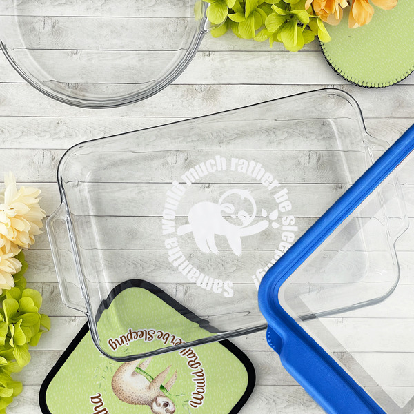 Sloth Glass Baking Dish - LIFESTYLE (13x9)