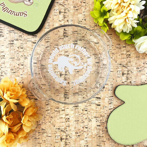 Sloth Glass Pie Dish - LIFESTYLE